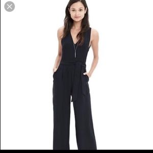 Navy full length jumpsuit